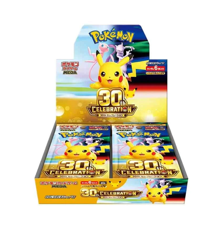 Pokémon MEGA – 30th CELEBRATION Display (M6a, JP) · Vorbestellung